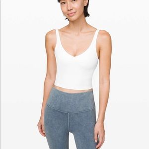 Lululemon white align tank size 2